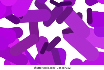 Light Purple vector template with repeated sticks. Modern geometrical abstract illustration with staves. The pattern can be used as ads, poster, banner for medicine.