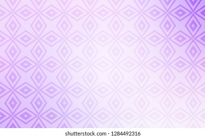 Light Purple vector template with rhombus. Modern abstract illustration with colorful rectangles. The template can be used as a background.
