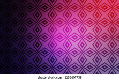 Light Purple vector template with rhombus. Beautiful illustration with rectangles and squares. Pattern for commercials.