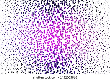 Light Purple vector template with rhombus. Illustration with set of colorful rectangles. Smart design for your business advert.