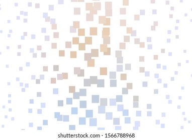 Light Purple vector template with rhombus. Beautiful illustration with rectangles and squares. Pattern for busines ad, booklets, leaflets