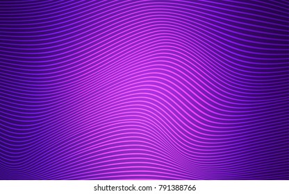 Light Purple vector template with shining lines. A completely new color illustration in a vague style. The template for background of cell phones.