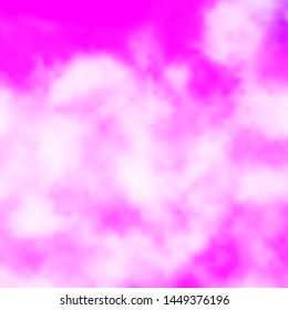 Light Purple vector template with sky, clouds. Colorful illustration with abstract gradient clouds. Pattern for your commercials.