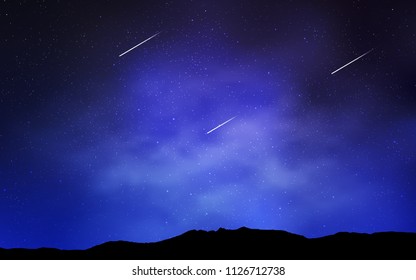 Light Purple vector template with space stars. Blurred decorative design in simple style with galaxy stars. Pattern for astrology websites.