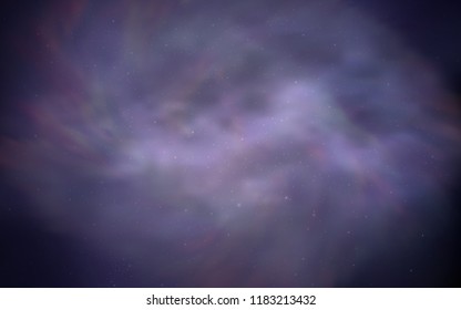Light Purple vector template with space stars. Shining colored illustration with bright astronomical stars. Pattern for astronomy websites.