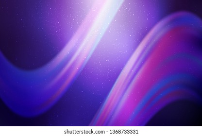 Light Purple vector template with space stars. Shining illustration with sky stars on abstract template. Smart design for your business advert.