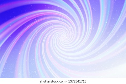 Light Purple vector template with space stars. Space stars on blurred abstract background with gradient. Pattern for astrology websites.