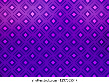 Light Purple vector template with sticks, squares. Glitter abstract illustration with colorful lines, rhombuses. Smart design for your business advert.