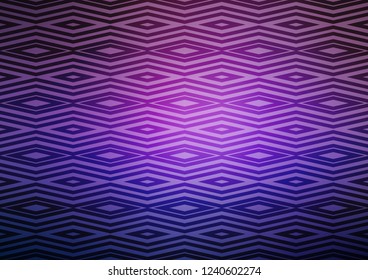 Light Purple vector template with sticks, squares. Colorful illustration with lines, cubes on abstract template. Pattern for websites, landing pages.