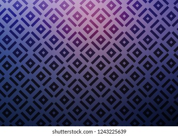 Light Purple vector template with sticks, squares. Shining colorful illustration with lines, rectangles. Pattern for ads, posters, banners.