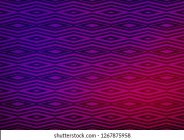 Light Purple vector template with sticks, squares. Colorful decorative design in simple style with lines, rhombuses. Best design for your ad, poster, banner.