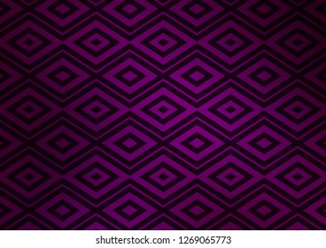Light Purple vector template with sticks, squares. Glitter abstract illustration with colorful lines, rhombuses. Pattern for ads, posters, banners.