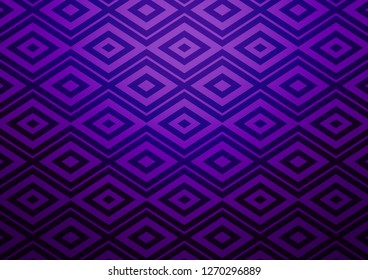 Light Purple vector template with sticks, squares. Shining colorful illustration with lines, rectangles. Pattern for websites, landing pages.