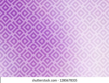 Light Purple vector template with sticks, squares. Colorful illustration with lines, cubes on abstract template. Best design for your ad, poster, banner.