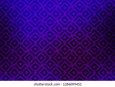 Light Purple vector template with sticks, squares. Colorful decorative design in simple style with lines, rhombuses. Backdrop for TV commercials.