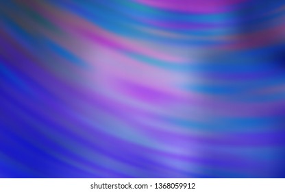 Light Purple vector template with wry lines. An elegant bright illustration with gradient. Abstract design for your web site.