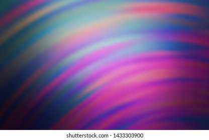 Light Purple vector template with wry lines. Colorful illustration in simple style with gradient. A completely new template for your design.