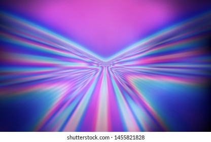 Light Purple vector template with wry lines. Geometric illustration in abstract style with gradient.  Template for cell phone screens.