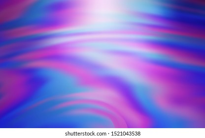 Light Purple vector template with wry lines. Colorful illustration in abstract style with gradient. Colorful wave pattern for your design.