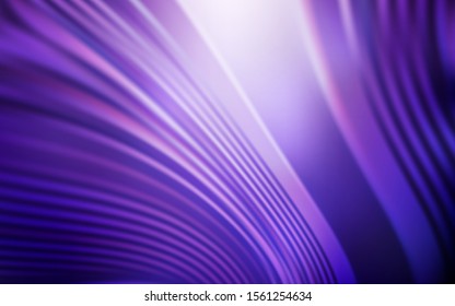 Light Purple vector template with wry lines. Brand new colorful illustration in simple style. Brand new design for your ads, poster, banner.