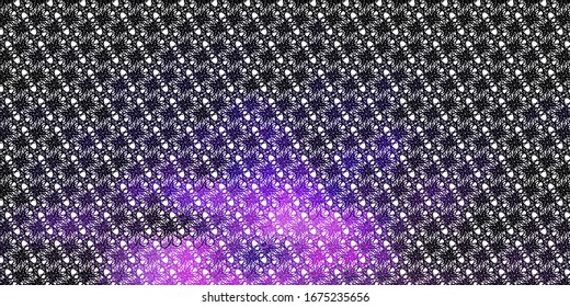 Light Purple vector template with wry lines. Colorful illustration in circular style with lines. Design for your business promotion.