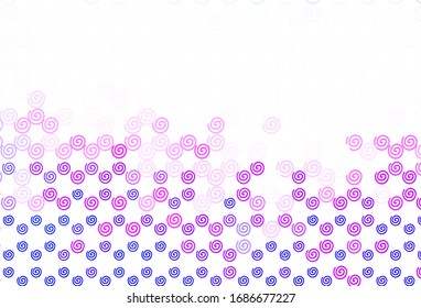 Light Purple vector template with wry lines. An elegant bright illustration with gradient. Brand new design for your ads, poster, banner.