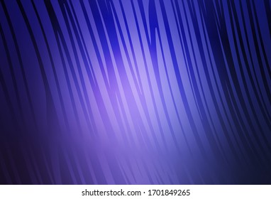 Light Purple vector template with wry lines. Modern gradient abstract illustration with bandy lines. Background for cell phone screens.