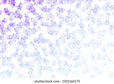 Light Purple vector texture with abstract forms. Modern abstract illustration with colorful random forms. Background for a cell phone.
