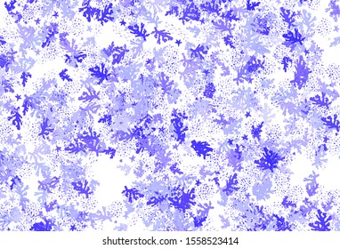 Light Purple vector texture with abstract forms. Modern abstract illustration with colorful random forms. Best smart design for your business.