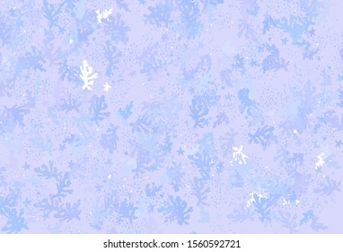 Light Purple vector texture with abstract forms. Simple colorful illustration with abstract gradient shapes. Modern design for your business card.