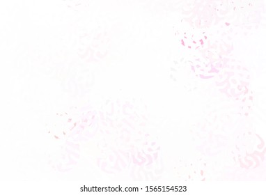 Light Purple vector texture with abstract forms. Decorative design in abstract style with random forms. Elegant design for wallpapers.