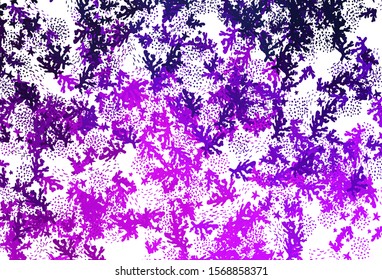 Light Purple vector texture with abstract forms. Illustration with colorful gradient shapes in abstract style. Simple design for your web site.