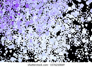Light Purple vector texture with abstract forms. Modern abstract illustration with colorful random forms. Simple design for your web site.