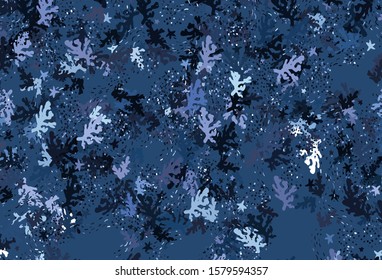 Light Purple vector texture with abstract forms. Colorful chaotic forms with gradient in modern style. Modern design for your business card.