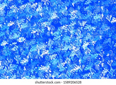 Light Purple vector texture with abstract forms. Colorful chaotic forms with gradient in modern style. Background for a cell phone.