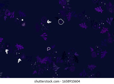 Light Purple vector texture with abstract forms. Illustration with colorful gradient shapes in abstract style. Elegant design for wallpapers.
