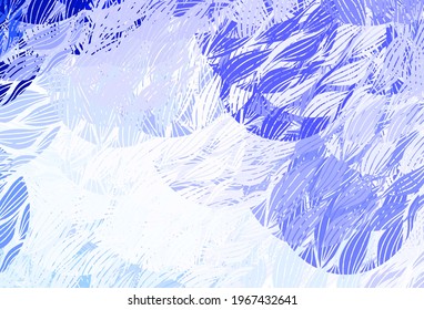 Light Purple vector texture with abstract forms. Colorful chaotic forms with gradient in modern style. Simple design for your web site.