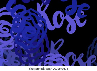 Light Purple vector texture with abstract forms. Decorative design in abstract style with random forms. Elegant design for wallpapers.