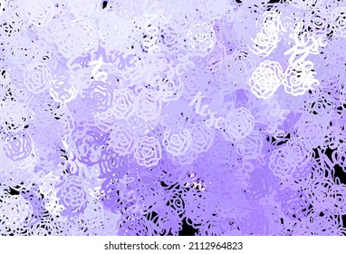 Light Purple vector texture with abstract forms. Illustration with colorful gradient shapes in abstract style. Simple design for your web site.