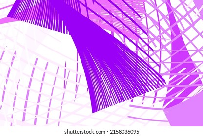 Light Purple vector texture with abstract forms. Decorative design in abstract style with random forms. Background for a cell phone.