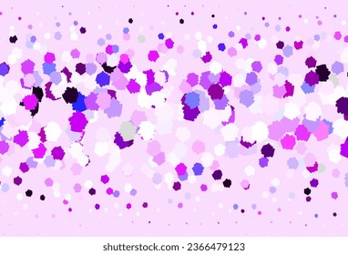 Light Purple vector texture with abstract forms. Simple colorful illustration with abstract gradient shapes. Modern design for your business card.