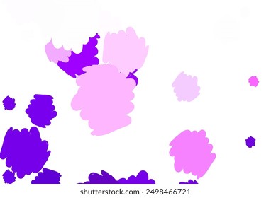 Textura de Vector púrpura claro con formas abstractas. Ilustración colorida simple con Formas de gradiente abstracto. Diseño elegante para Fondos de pantalla.