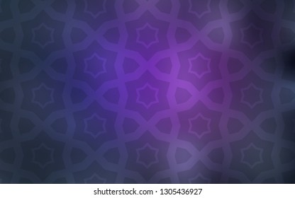 Light Purple vector texture with beautiful stars. Shining colored illustration with stars. Pattern for new year ad, booklets.