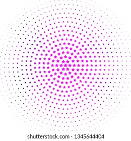 Light Purple vector texture with beautiful stars. Decorative illustration with stars on abstract template. Pattern for new year ad, booklets.