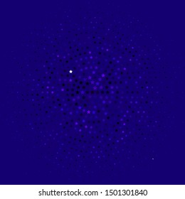Light Purple vector texture with beautiful stars. Blur decorative design in simple style with stars. Pattern for websites, landing pages.