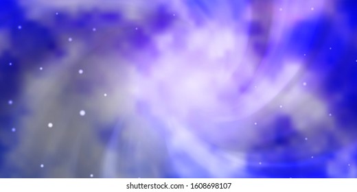 Light Purple vector texture with beautiful stars. Decorative illustration with stars on abstract template. Pattern for websites, landing pages.