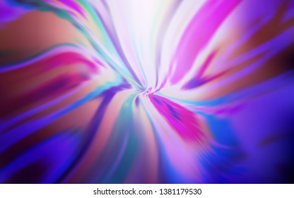 Light Purple vector texture with bent lines. Shining colorful illustration in simple style. Abstract style for your business design.