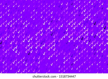 Light Purple vector texture with bent lines. A sample with colorful lines, shapes. New composition for your brand book.