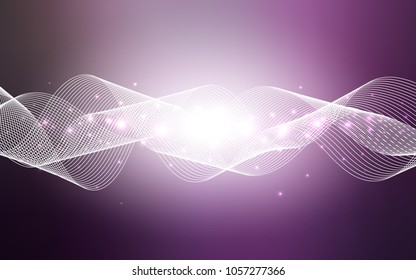 Light Purple vector texture with birthday confetti. Blurred decorative design in anniversary style with confetti. The pattern can be used for birthday gifts, congratulations.