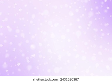 Light Purple vector texture in birthday style. Abstract gradient illustration with colorful Christmas things. Template for lettering, typography.